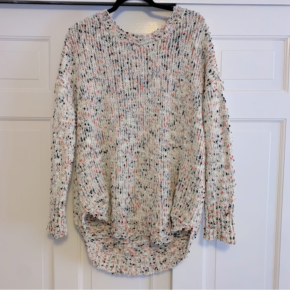 COZY Speckled multi color sweater